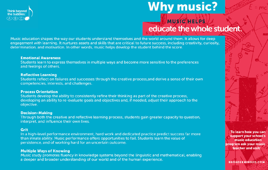 Why music helps educate the whole student